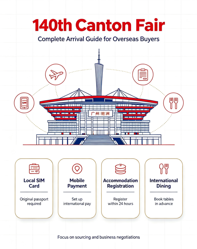 The 140th Canton Fair Complete Arrival Guide for Overseas Buyers